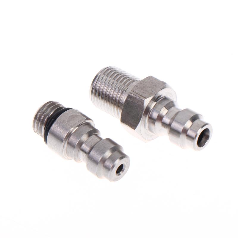 Quick Connect Valve 8mm Male Connector High Pressure Fitting Durable Leakproof Design for Hydraulic Systems