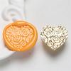 Heart Series Sealing Wax Stamp Head Heart Shaped Wax Seal Stamp for Envelopes Wedding Invitation Decorations Brass