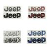 For Jeep Metal Car Front Trunk Side Emblem Sticker for Jeep Wrangler Tj Jk Jl Grand Cherokee Commander Renegade Liberty Compa