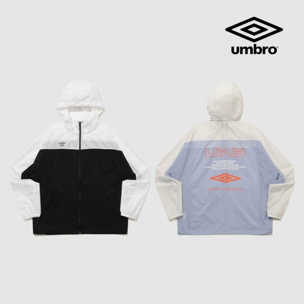 Umbro Lightweight Hooded Packable Windbreaker Jacket Ur124sjk32 Blue/085