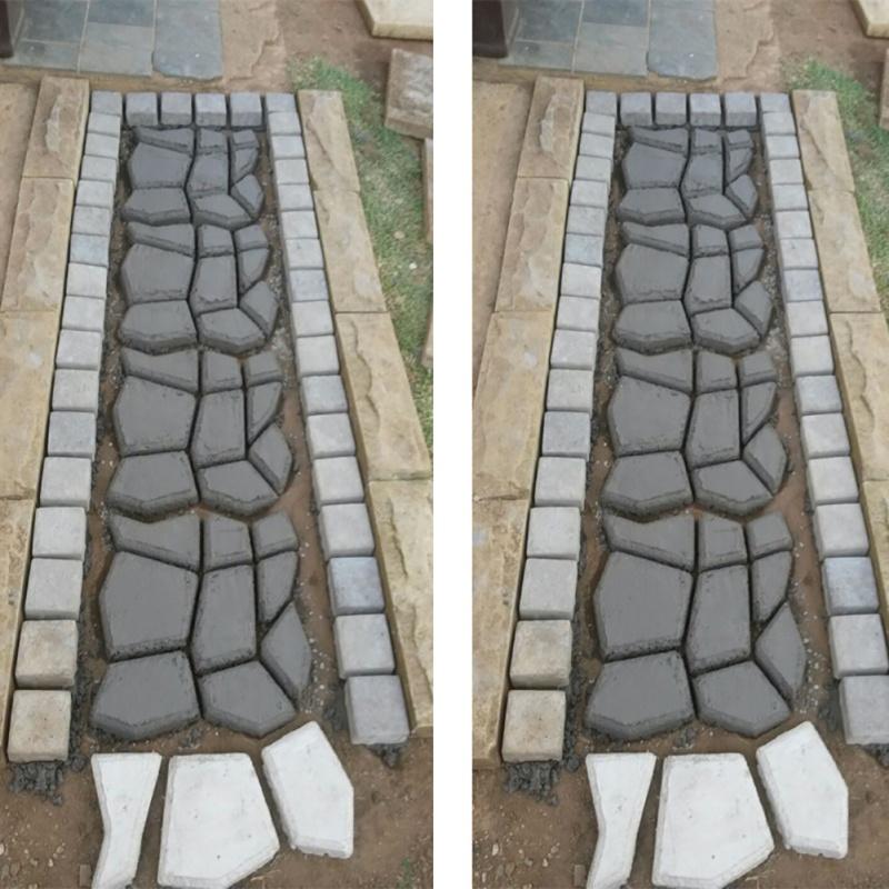 Garden Pavement Mold Garden Walk Pavement Concrete Mould