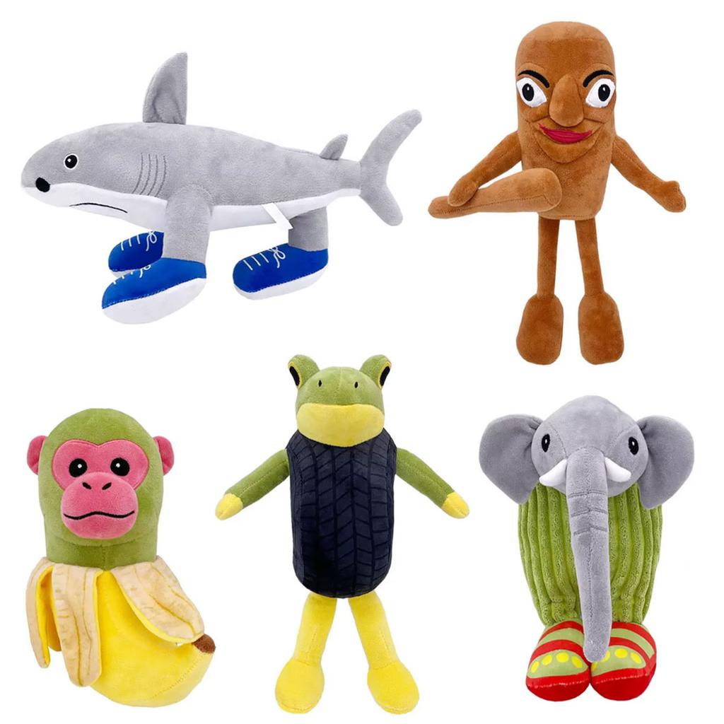 Animali Peluche Creati dall'IA Stuffed Animals Italian Brainrot Peluche Evoluzione Cuscino Giocattolo per Decorazione Stanza per Fan di Giochi