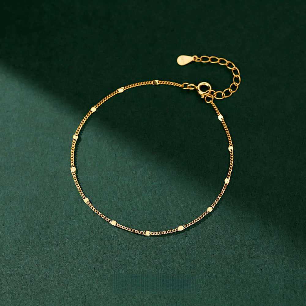 S925 Sterling Silver Women's Niche Design Square Bracelet - High-End Fashion, Simple Ins Style