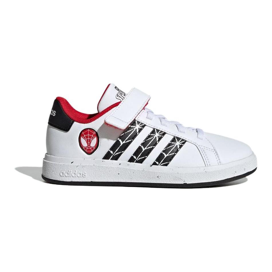 Marvel Spider Man X Adidas Neo GRAND COURT Low Top Kids' Skateboarding Shoes White Red Kids' IG7168