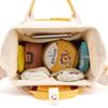Stylish Multifunctional Mommy Backpack: Handheld & Shoulder Maternity Bag for Convenient Baby Outings