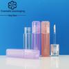 5ml Transparent Square Lip Gloss Tube - Empty Cosmetic Packaging for Lip Glaze or Concealer
