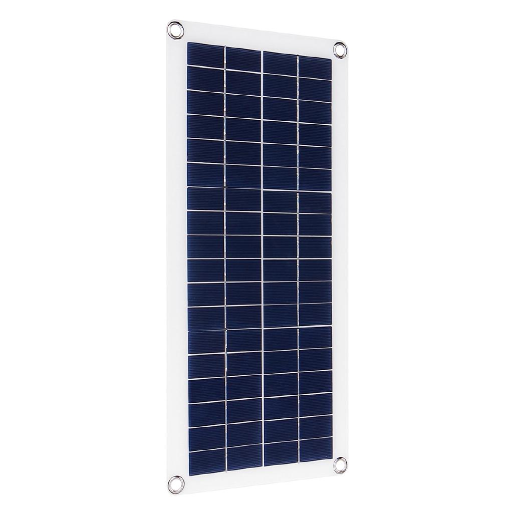40W DC 18V Solar Panel Battery Charger Portable Flexible Solar Cell Board Crocodile Clips Car charger For Phone RV Car