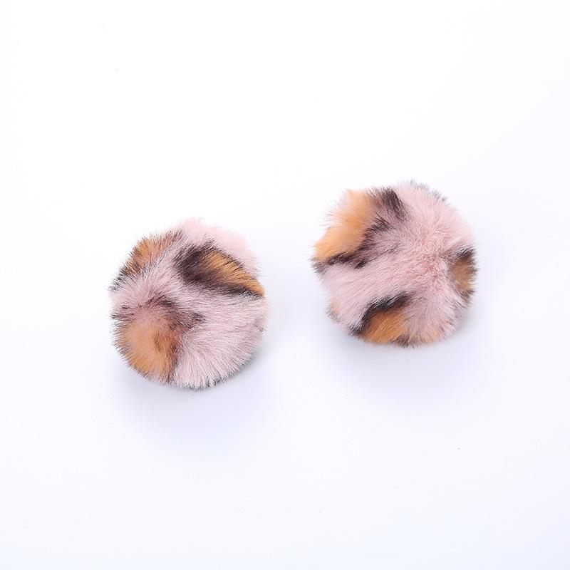Cat Toys Leopard Pattern Plush Toy Ball With Catnip Cat Self Hi Toys Pet Supplies Factory Wholesale