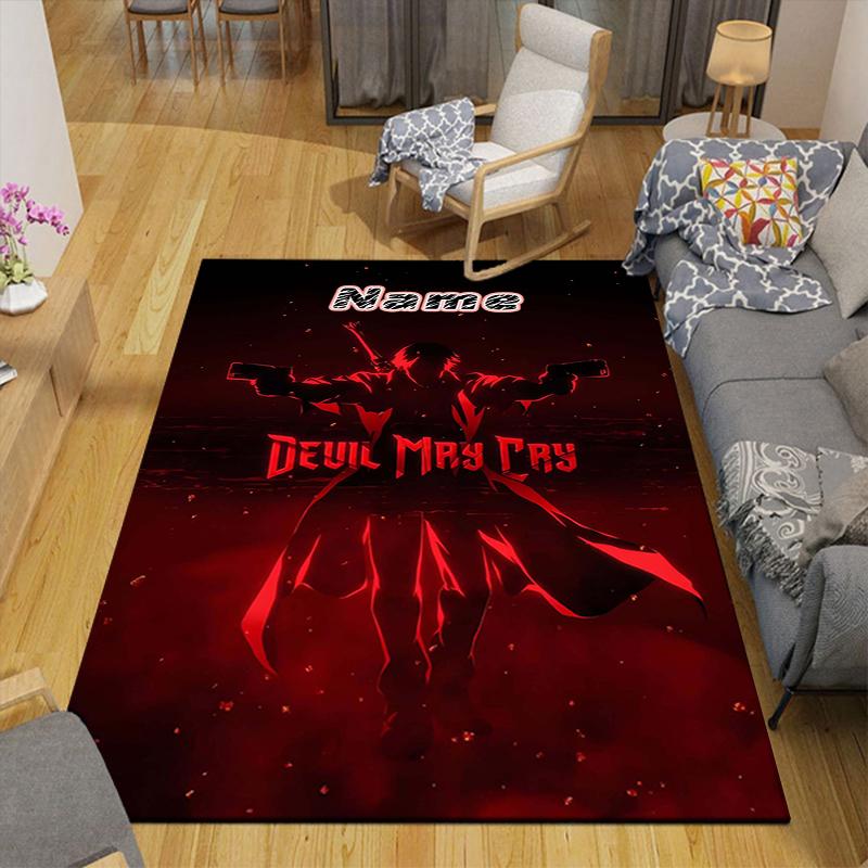 Custom 1Pc Devil May Cry Theme Rug Office Carpet Indoor Outdoor Entrance Doormat Nonslip Soft And Comfortable Living Room D291536