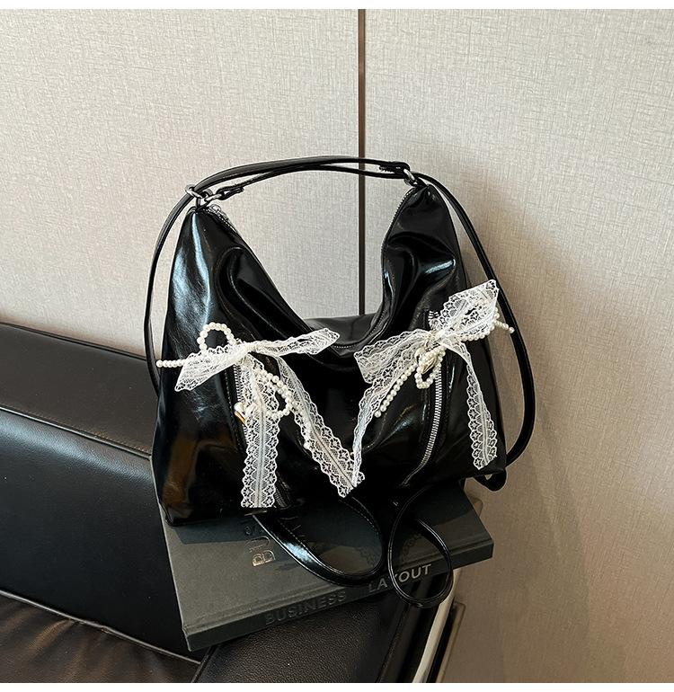 

Сумка-тоут для поездок на работу, женская, большой вместимости, новая универсальная на плечо, мессенджер, многофункциональный легкий рюкзак чёрный