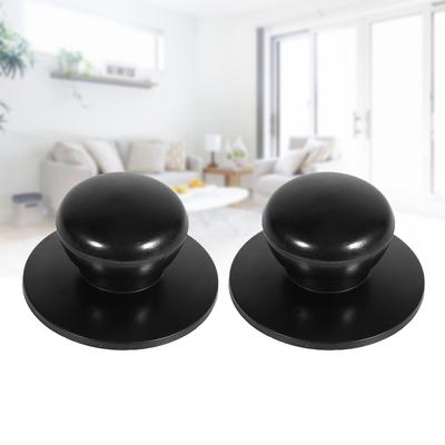 2Pcs Pot Lid Knobs, High Temperature Handle Replacement for 6mm Mounting Hole, with Sy Grip Design for Cookware Saucepan Pan Lids