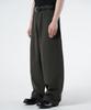 Beulaendideu Wide Curved Cotton Pants [Charcoal]
