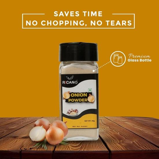 Ricano | Onion Powder, Garlic Powder, Garlic Chunks Combo | Spice Combo Pack | Dehydrated Veggies | Strong Flavor Boost | Quick Cooking Helper