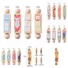 Wooden Rotating Animal Fox Lion Shaped Matching Toy With Grasping And Chewing Features For Early Learning