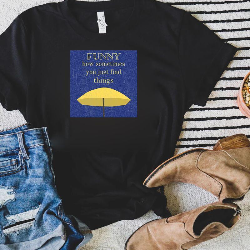 Buy HIMYM Yellow Umbrella Quote Classic TShirt Ladies Casual 127S