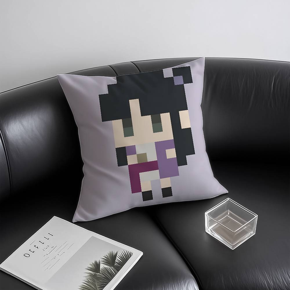 

A-Ace Attorney Pillow Case Anti-dustmite Invisible Zipper Sofa Bed 12x12Inch