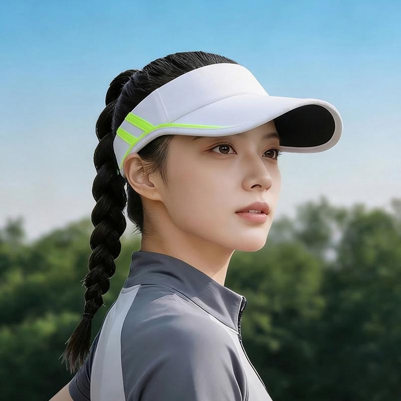 Summer new sun hat seamless integrated large eave sky top hat outdoor leisure sports sun hat for women