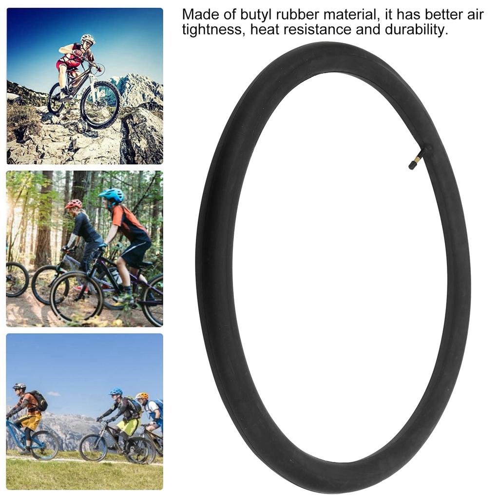 Cyklistická duše AV48MM Schrader ventil Butylová duše pro většinu silničních a horských kol, 24x1.95-2.125