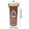 Leak-Proof Durable Water Bottle Cute Capybara Water Cup Stainless Steel Vacuum Insulated Bottle Kapibara Tumbler School Mug Gift