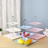 Cake Stand European Style 3 Tier Pastry Cupcake Fruit Plate Serving Dessert Holder Creative Multi-layer Plastic Fruit Plate