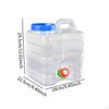 Contenitore Acqua Dispenser Bevande Capacità 10L Portatile Versatile per Barbecue Sopravvivenza Auto