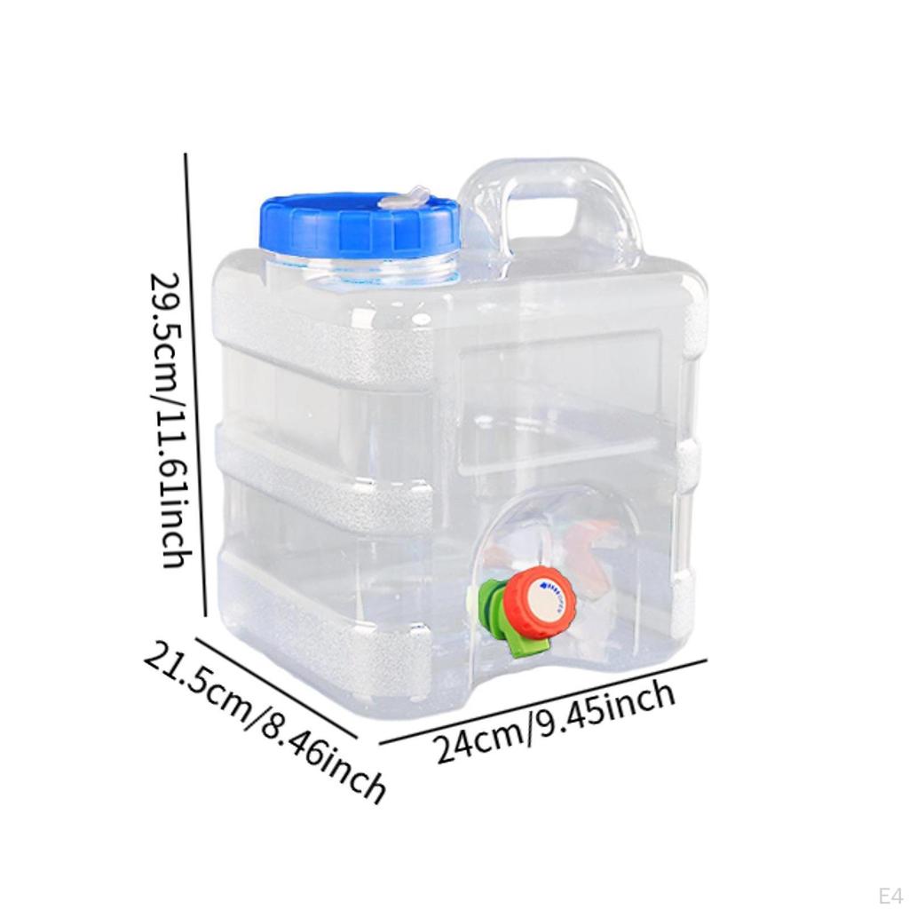 Contenitore Acqua Dispenser Bevande Capacità 10L Portatile Versatile per Barbecue Sopravvivenza Auto