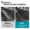 LHD RHD Real Soft Carbon Fiber Sticker For Mazda 3 Axela 2014 2015 2016 2017 2018 Car Window Lift Button Panel Trim Accessories