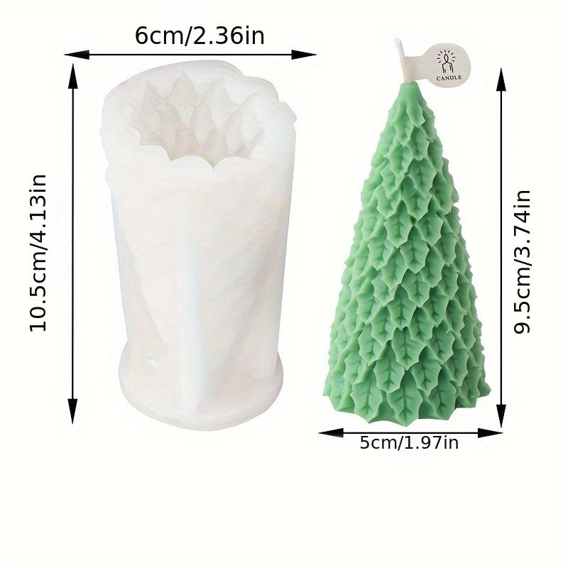Christmas Silicone Mold DIY Pine Scented Candle Mold Cross-border Christmas Series Home Decoration