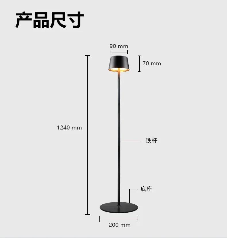 W2557 LED Rechargeable Table Lamp Wireless Touch Desktop Bedside Mood Night Light for Bedroom Study Office Bar Outdoor Club Cafe