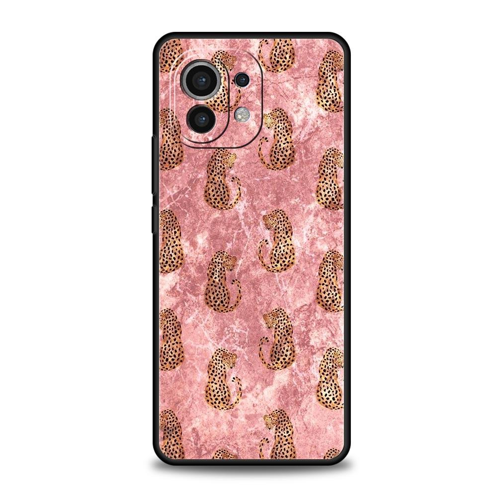 Phone Case For Xiaomi Mi 15 14 13 12 11 Lite 14T 13T 12T 11T Pro Poco X7 X6 X5 X3 Pro F6 F5 F4 Cover Fashion Gold Pink Marble