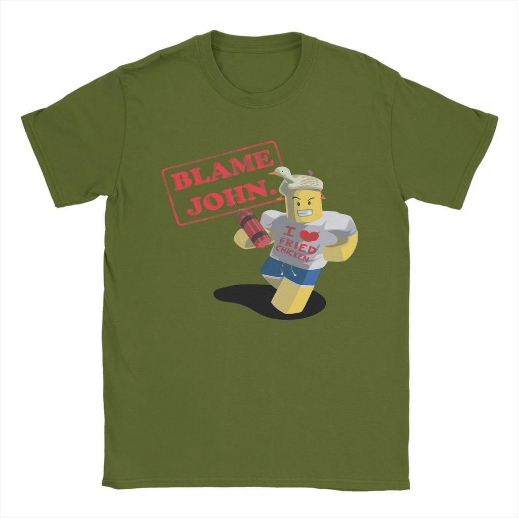 Blame John Meme Fashion T Shirts for Men Women Cotton Tee Shirt Clothing