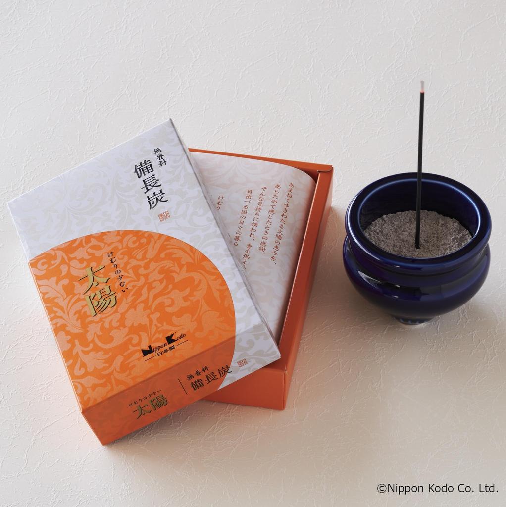 Nippon Kodo Taiyo Binchotan Sypki 100g Węgiel Drzewny, Opakowanie,