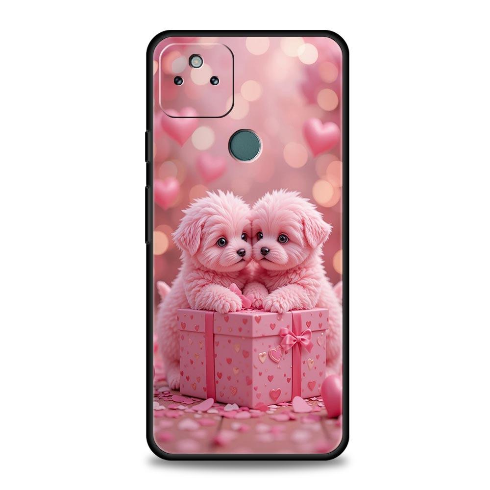Cute Little Dog Phone Case Cover for Google Pixel 10 9 8 7 6 9A 8A 7A 6A Pro Shockproof Soft TPU 9 Pro XL Shell Capas Fundas Bag