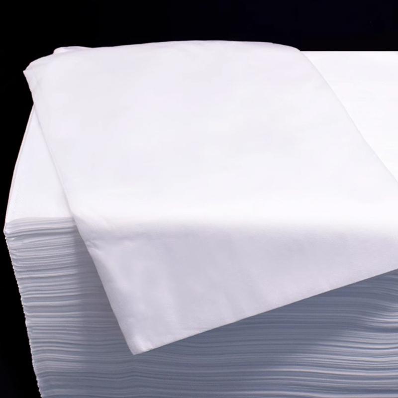 50pcs Disposable Travel Items Double and Single Bed Sheets Hotel Homestay Hotel Specific Bedding Non Woven Bed Cover with Holes
