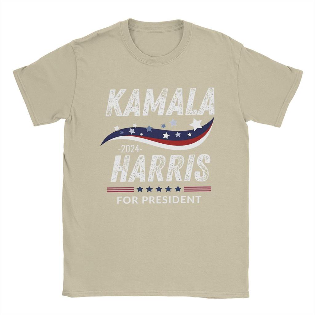Kamala Harris President Election  T Shirts Apparel for Men Women 100% Cotton Fun T-shirt Short Sleeve Tops Birthday Gift