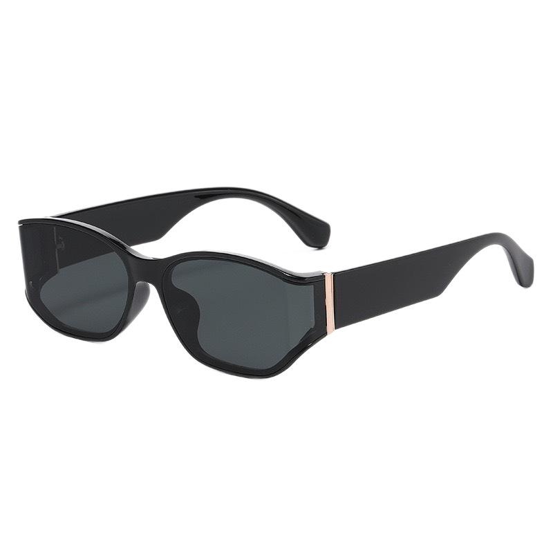 Hot-Selling Curved Glasses Cat Eye Sunglasses Women'S High-End Fashion Uv-Proof Sunglasses Sunglasses