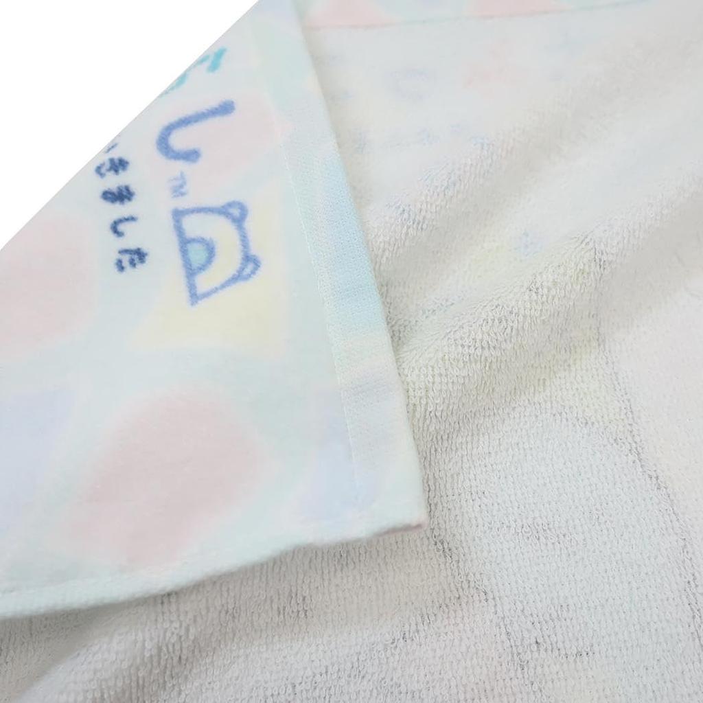 Sumikkogurashi Bath Polar Inkjet Shirring Dye Print Towel, Bear's Mother,