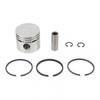 Air Compressor Piston+Piston Rings Parts Air Pump Accessories 42/47/48/51/65mm
