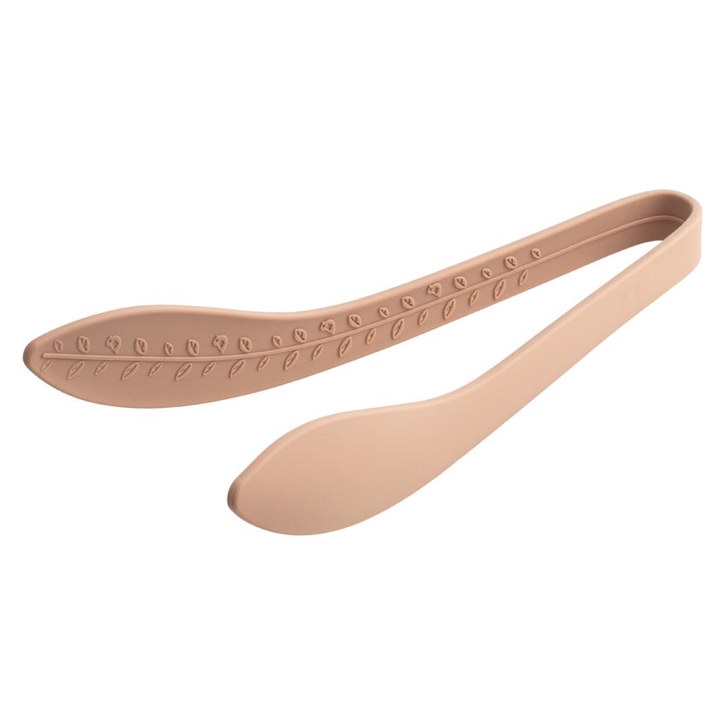 Leaf Silicone Food Tongs Non-Slip Heat Resistant for BBQ Steak Bread Kitchen Cooking