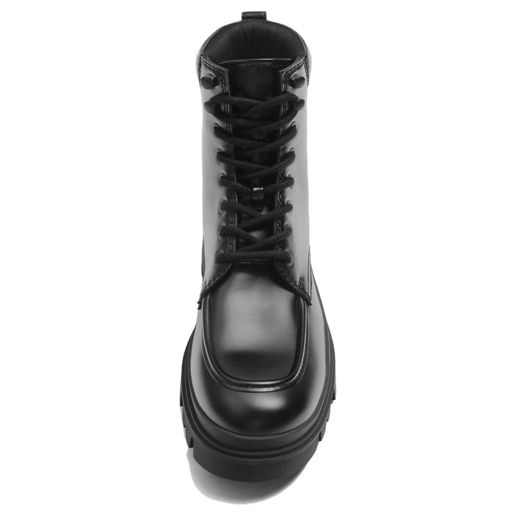 Zara Modne Eleganckie Wszechstronne Krótkie Buty Martin Męskie Czarne 12053420800