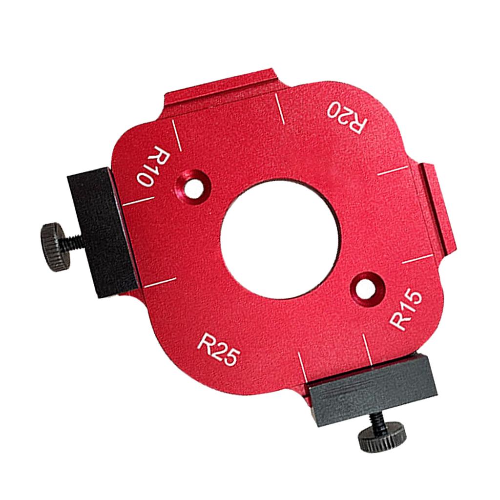 Radius Jig Router Template 4 In 1 R10 R15 R20 R25 Multifunctional Accurate Aluminium Alloy Fast Locator R Angle Template
