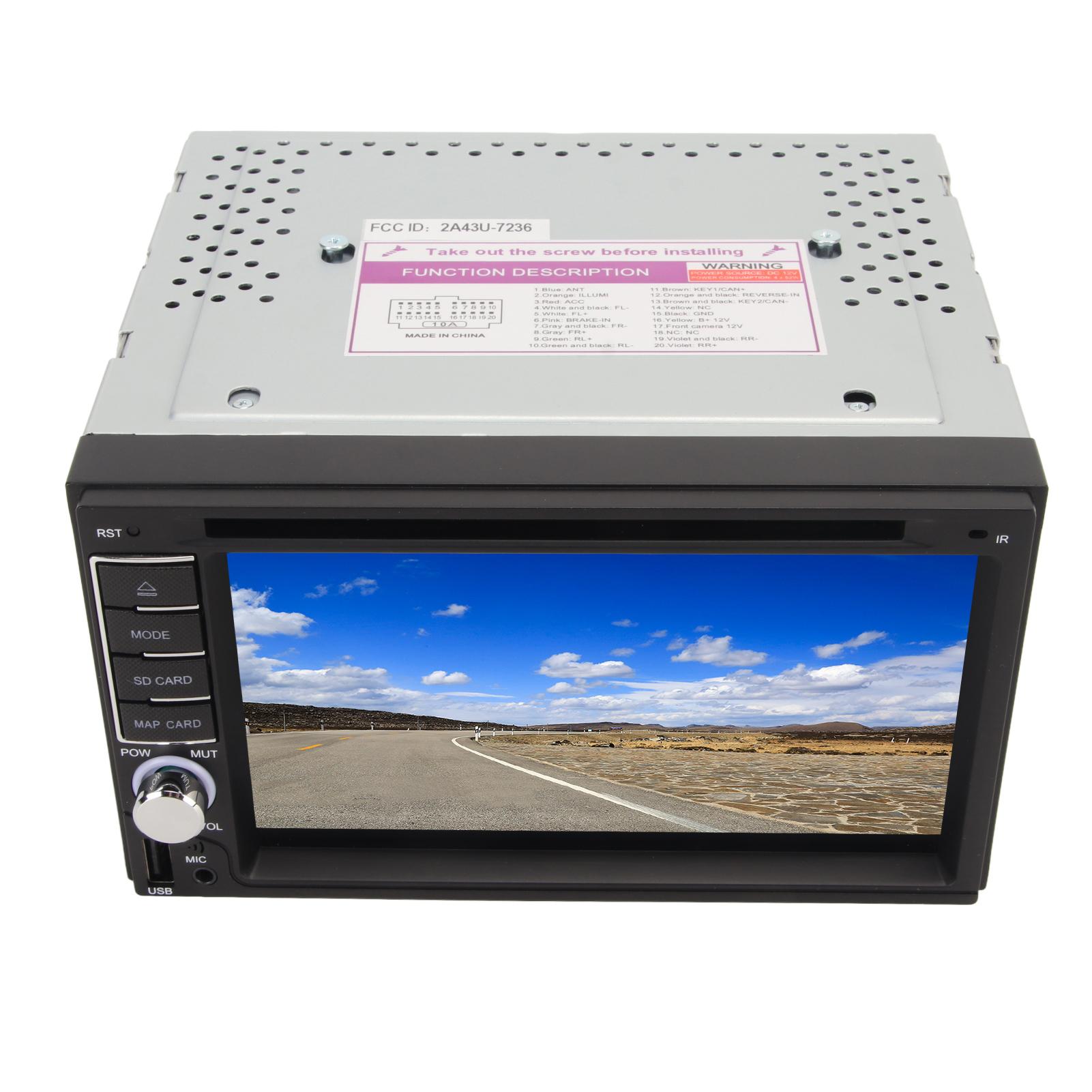 

Автомобильный DVD-плеер 6,2-дюймовый сенсорный ЖК-экран с функцией громкой связи и голосовым управлением. Экран Car Play для