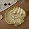 Delicate Seashell Wooden Storage Tray Retro Storage Holder Leaf Storage Plate  Tableware Display