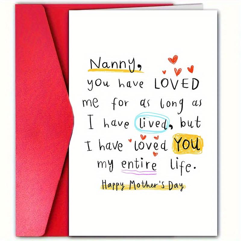 

A Mother s Day card full of love 1pcs разноцветный
