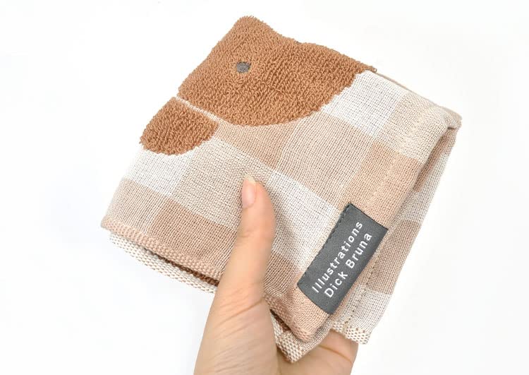 Miffy für Kinder und Charakter perfekt für und Alltag für Frauen und niedliches und stilvolles Taschentuch/Handtuch Erwachsene, 25cm, Design, Schule, Arbeit, Verwendung,