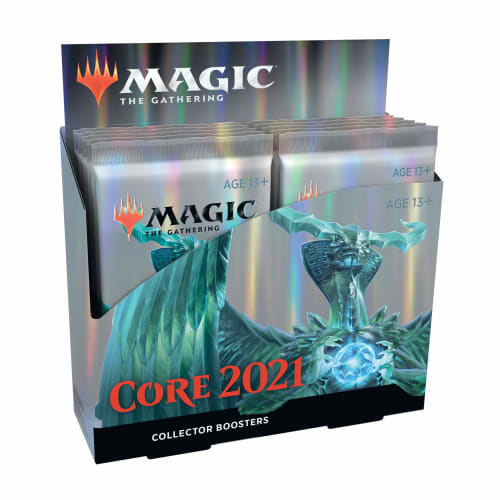Magic: The Gathering Core Set 2021 (M21) Collector's Booster Pack, Japanese Edition, 12 Packs (Box), MTG Trading Cards, Wizards of the Coast