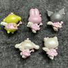Hello Kitty Angel 4Cm Figure Sanrio Melody Kuromi Anime Cinnamoroll Doll Kawaii Diy Cake Decoration Christmas Gifts For Children