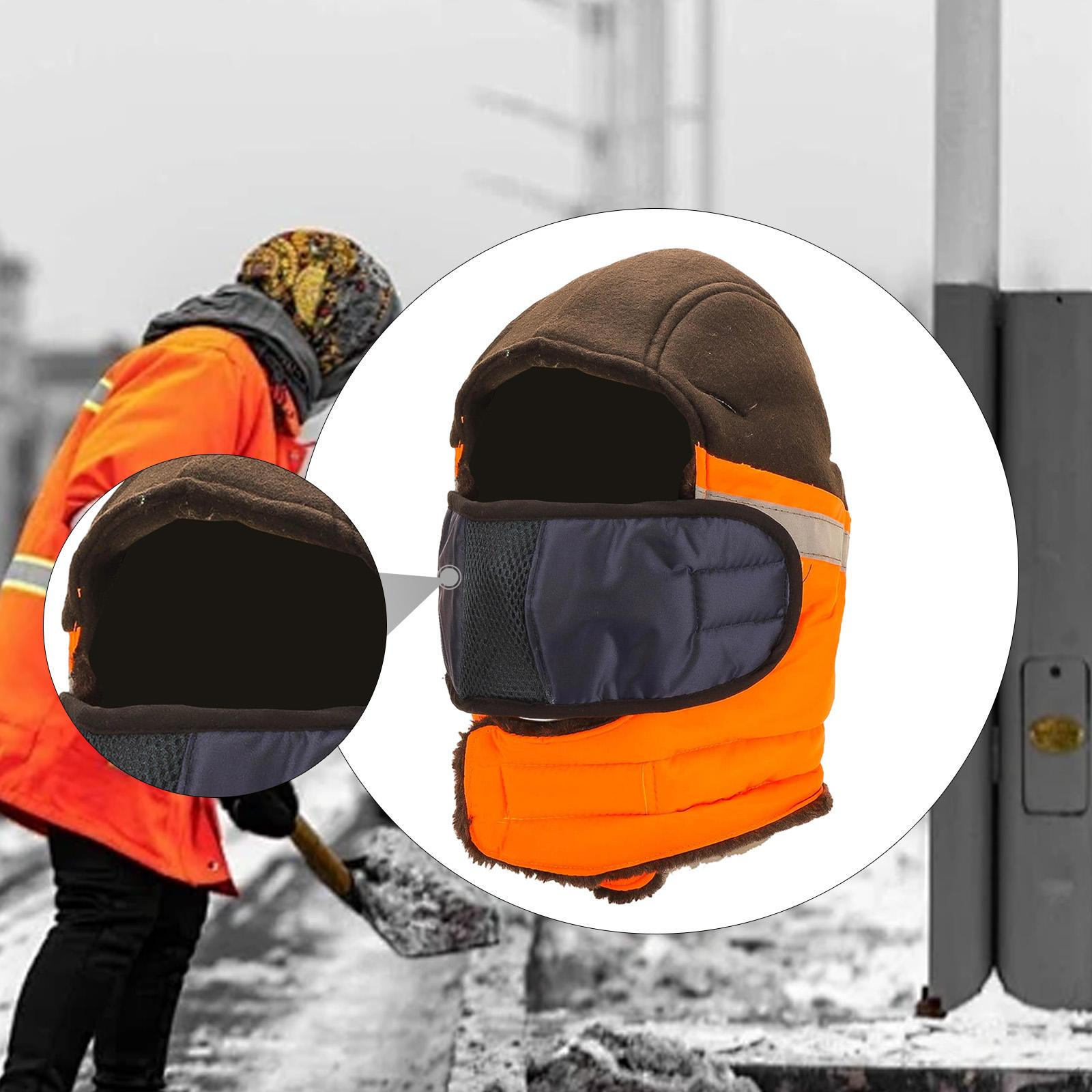 

Аксессуары для подкладки шлема, снаряжение для 6-луночных шлемов, рабочая одежда, тепло для мужчин и женщин, теплая подкладка для защитных касок оранжевый