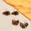 Temperament Retro Leopardenmuster Ohrringe Mode Hong Kong Stil Herbst und Winter Neu