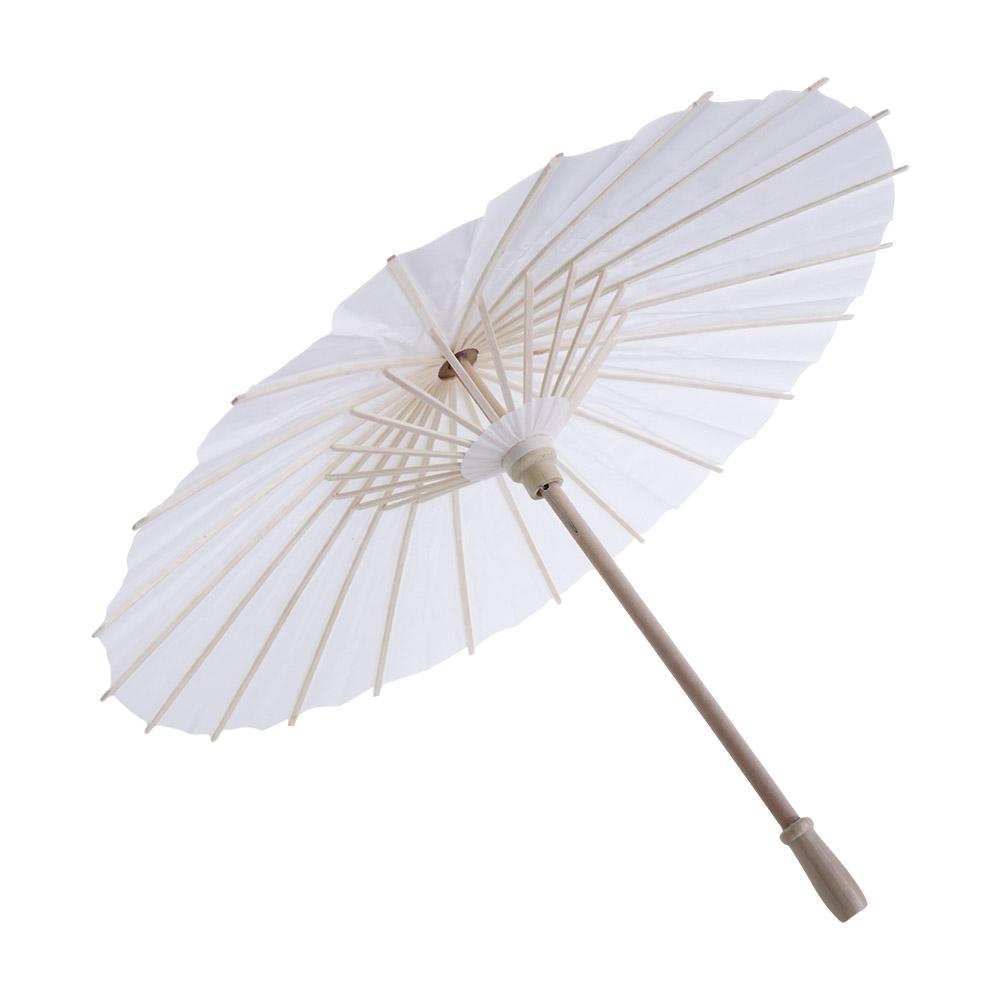 DIY Long-handle for Baby Shower Photography Prop Painting Supplies Paper Umbrella Dance Prop